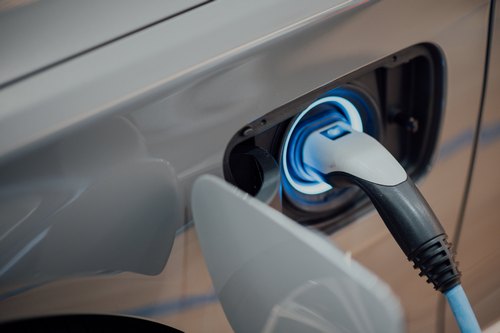 Picture of an electric car charger
