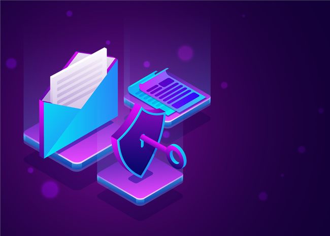 Secure-email padlock
